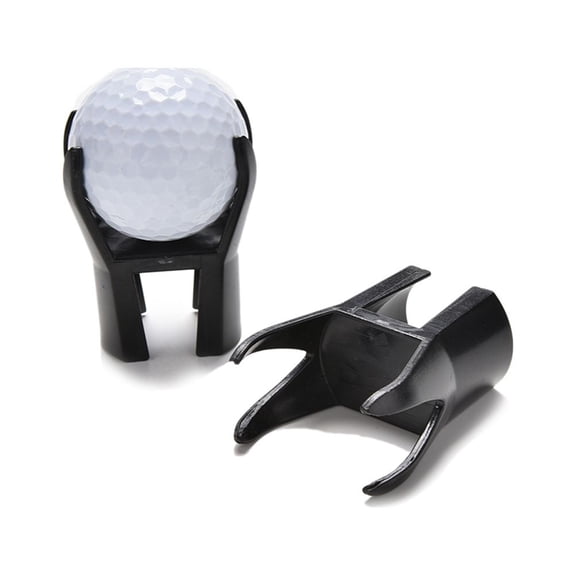 LOLIPPYY 2-Pack Golf Retriever with PVC Handle, Fits Most Standard Putter Grips for Convenient Pickup