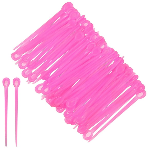 LOLIPPYY 2Packs Durable Blue Plastic Perm Picks Hairdressing Tools to Hold Rollers Securely for Spiral Curls