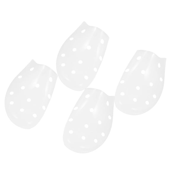LOLIPPYY 2Pair White Transparent Shoe Shapers to Prevent Creasing and Keep Shoes in Original Shape