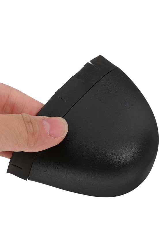 2 Pairs Black Steel Toe Protectors for Work Boots, Impact Resistant Toe Covers for Safety Shoes