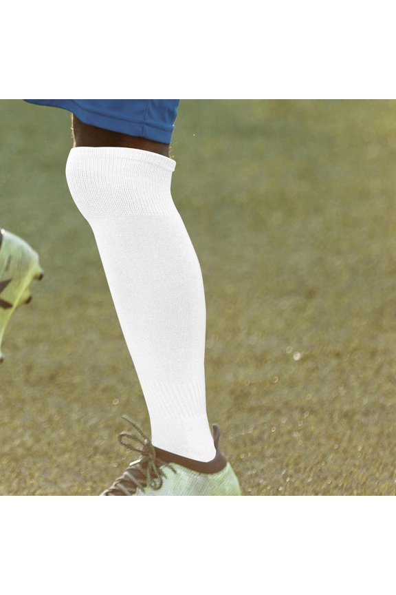 2 Pairs Knee High Baseball Socks for Adults, Comfortable Polyester Sports Stockings for Football, Rugby, and Athletic Use