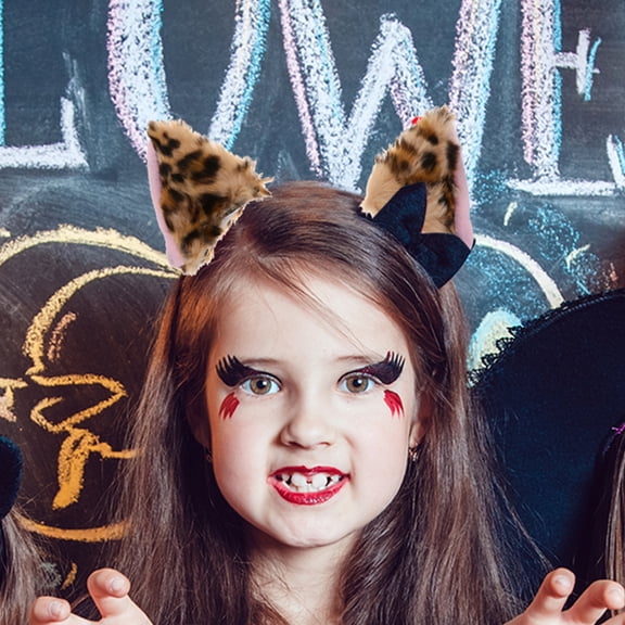 LOLIPPYY 2Pairs Animals Ear Hair Barrettes Assorted Color Hair Clips for Cosplay and Daily Wear