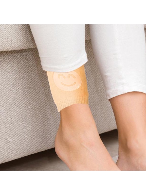 2Pairs Durable Cotton Dance Socks for Shoes Beige Non Slip Fit Ideal for Dance Practice