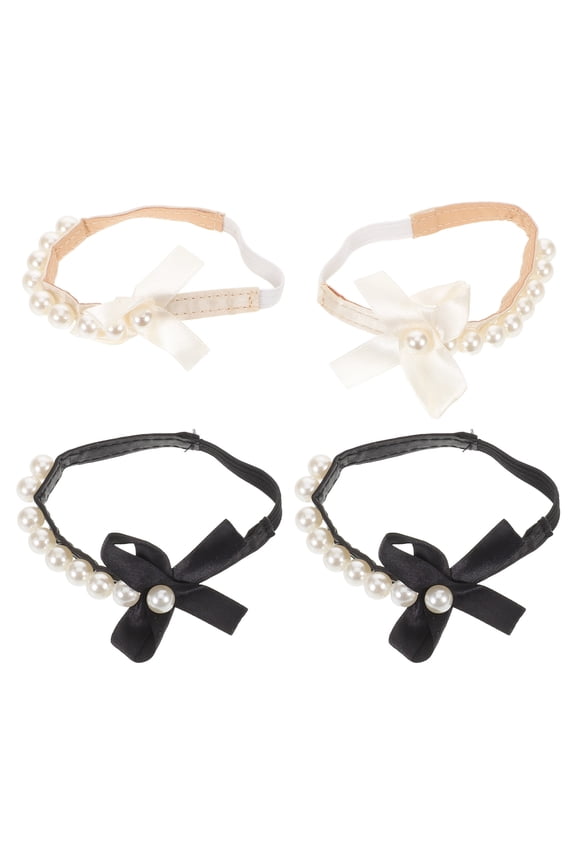 2Pairs Faux High Heel Straps Breathable Design Anti Slip Shoe Accessories for Elegant Wear