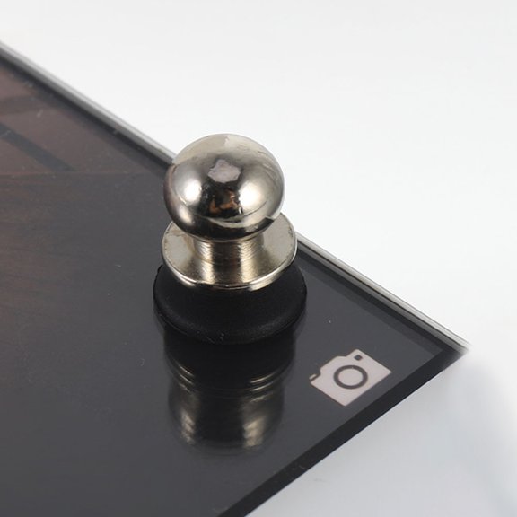 LOLIPPYY 2Pairs Plated Silver Phone Game Trigger Buttons Universal Fit for Mobile and Tablet Controllers