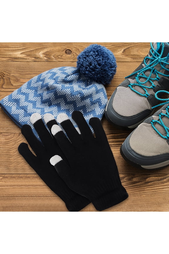 2Pairs USB Heated Gloves Touchscreen Winter Gloves Heating Mitts for Outdoor Activities