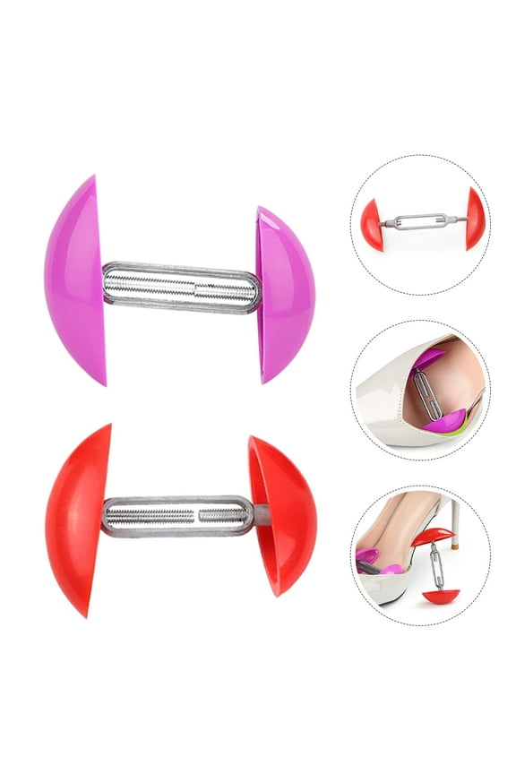 2Pairs Versatile Shoe Stretcher for Boots Sneakers High Heels Adjustable Shoe Spreader Plastic