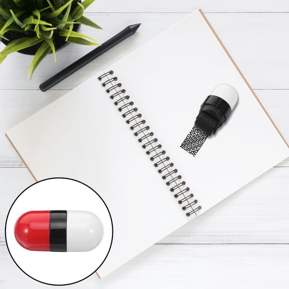 LOLIPPYY 2Pcs Address Blocker Roller Stamp in Red for Privacy Protection and Secure Personal Information