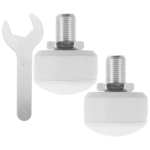 LOLIPPYY 2Pcs Adjustable Rubber Toe Stoppers for Roller Skates Durable Brakes for Outdoor Use and Improved Control