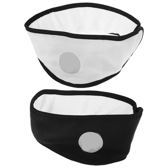 LOLIPPYY 2Pcs Adjustable Sleep Ear Muffs with Plush Noise Reduction Ear Covers for Home Sleeping Use