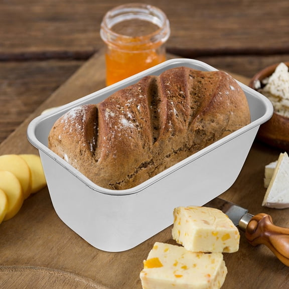 LOLIPPYY 2Pcs Aluminium Loaf Pans Baking Non Rusting Loaf Bread Pans For Kitchen