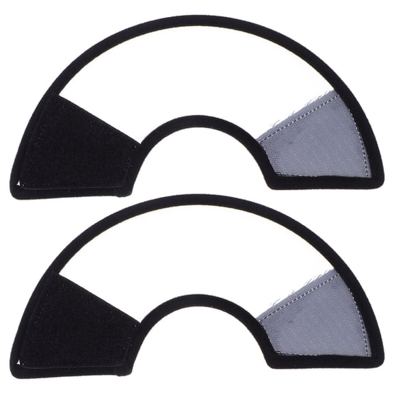 LOLIPPYY 2Pcs Anti-Pecking Collar for Pets Protective Neckband Easy to Use Breathable Hamster Neck Ring