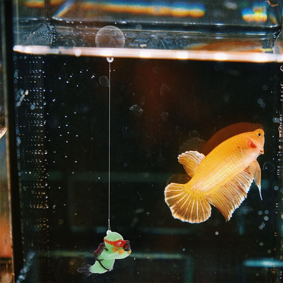 LOLIPPYY 2Pcs Aquarium Floating Diver Decoration with Smooth Finish and Easy Installation