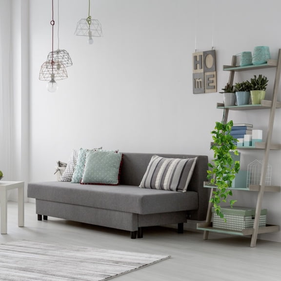 LOLIPPYY 2Pcs Artificial Green Plant Ornament Fake Grape Leaf for Interior Decor Made of Plastic