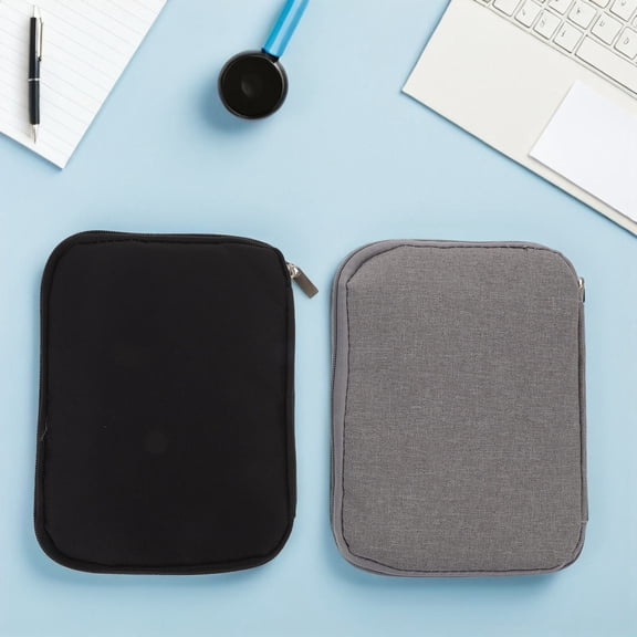 LOLIPPYY 2Pcs Assorted Strap Storage Case with Cable Organizer Pouch Polyester Dust