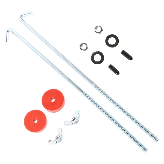 LOLIPPYY 2Pcs Automotive Battery Retention Kit with Strong Alloy Bracket and Easy Installation