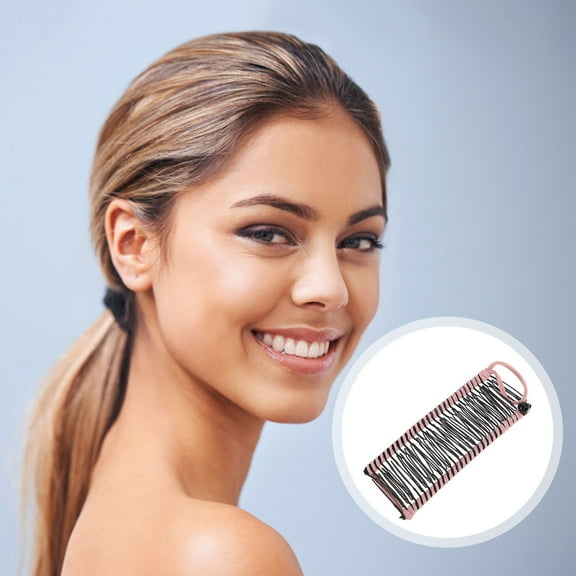 LOLIPPYY 2Pcs Banana Clip for Thick Hair Pink Different Hairstyles for Women