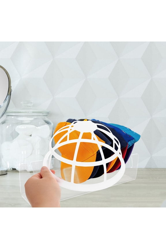 2Pcs Baseball Cap Washing Cage Hat Washer Protector Plastic Shaping Tool For Adults
