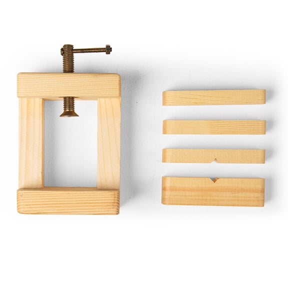 LOLIPPYY 2Pcs Beige Wood Handycraft Tool for Precise Engraving and Seal Carving Use