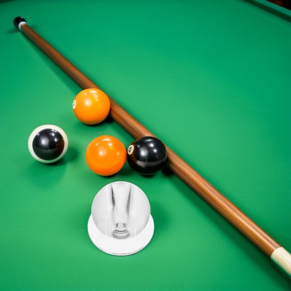LOLIPPYY 2-Pack Clear Billiard Cue Guide Tools Pool Training Aid for Enhancing Stroke Accuracy and Precision