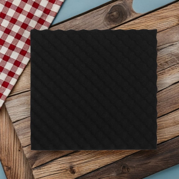LOLIPPYY 2-Pack Black Acoustic Foam Panels for Ceiling Noise Reduction and Soundproofing, Solution