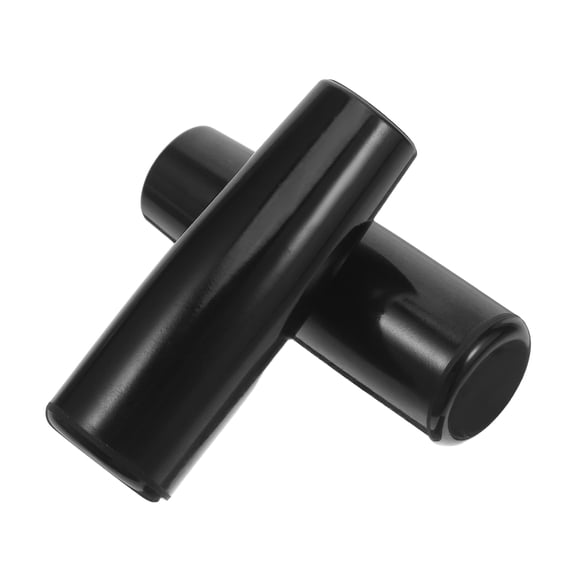 LOLIPPYY 2-Pack Black Bakelite Threaded BBQ Handle Replacement Set for Grilling and Barbecue Cooking Tools