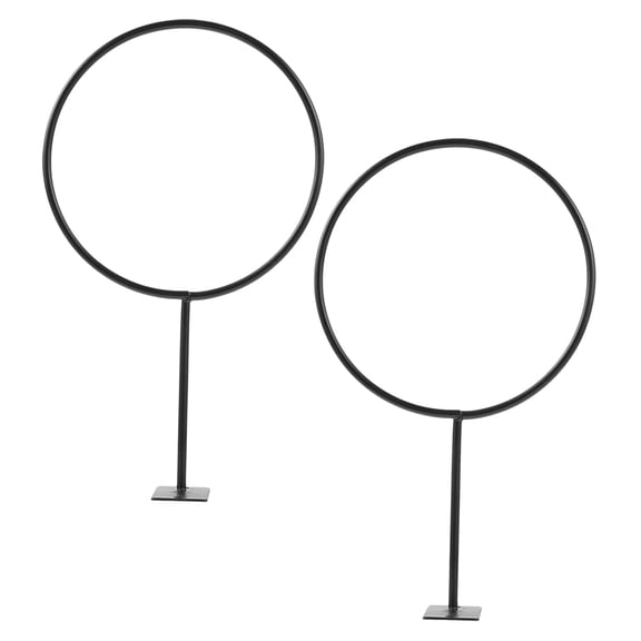 LOLIPPYY 2Pcs Black Basketball Rack Wall Mount with Strong Iron Construction for Secure Sports Ball Storage