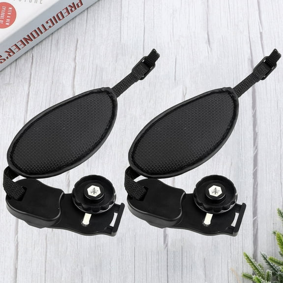 LOLIPPYY 2-Pack Black Camera Wrist Straps with ABS Material for Secure Grip and Comfortable Hand Stabilizer Support
