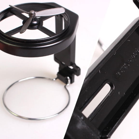 LOLIPPYY 2Pcs Black Car Cup Holder Folding Design Fits All Vehicle Air Outlet Gratings