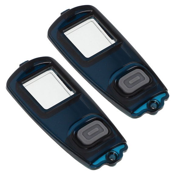 LOLIPPYY 2Pcs Black Durable Plastic Handheld Microphone Switch Protector Cover Frame for Wireless Mic