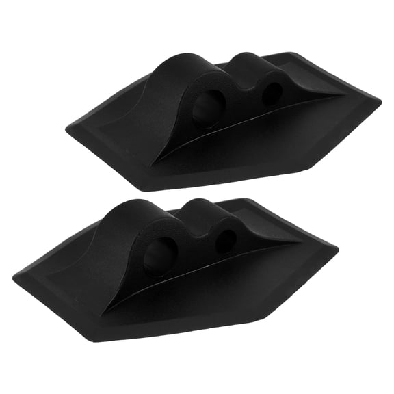 LOLIPPYY 2-Pack Black Kayak Motor Mount Brackets, Weather-Resistant Engine Holders for Inflatable Kayaks