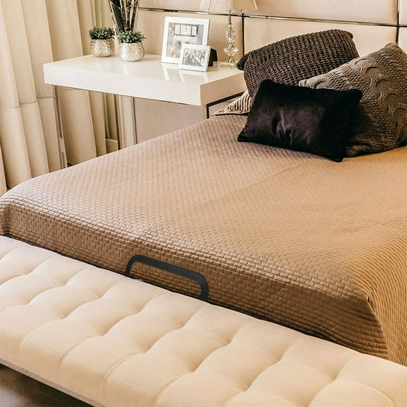 LOLIPPYY 2Pcs Black Mattress Non Slip Retainer Bars with Practical Design for Bed Frame Stability
