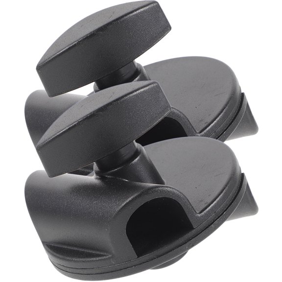 LOLIPPYY 2Pcs Black Microphone Arm Desk Mount Clips Adjustable Mic Clamps for Band Practice