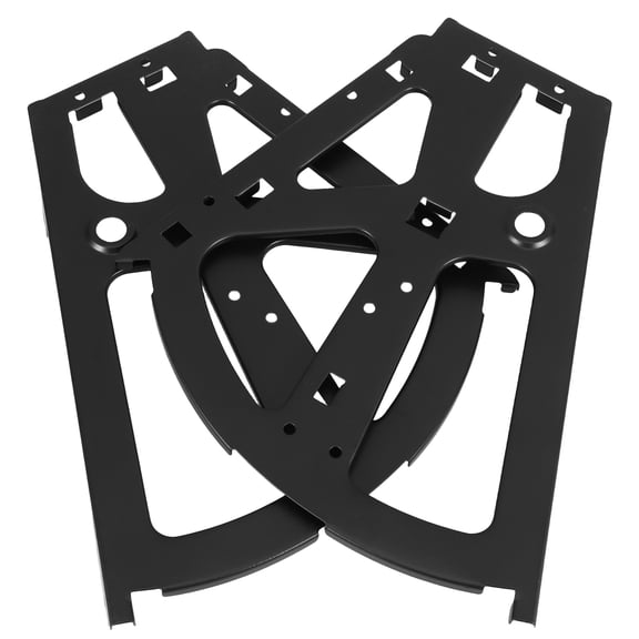 LOLIPPYY 2Pcs Black Painted Finish Flip Frame Hinges for Shoe Drawer Assembly