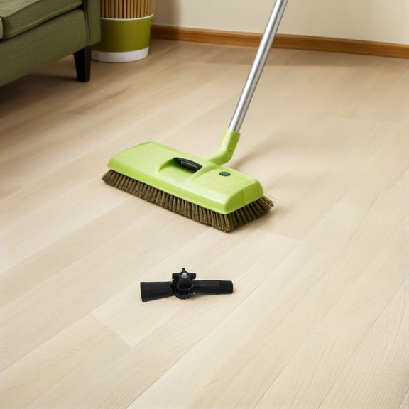 LOLIPPYY 2Pcs Black Plastic Extension Pole Swivel Adapter for Secure Connection of Duster and Mop Pole Attachments