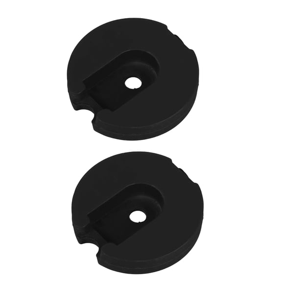 LOLIPPYY 2Pcs Black Round Floor Lamp Base Weight Metal Stabilizer for Table Desk Lamp Support