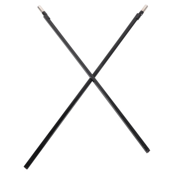 LOLIPPYY 2Pcs Black Steel Guitar Truss Rods Adjustable Neck Rods for Guitar Setup and Maintenance Tools