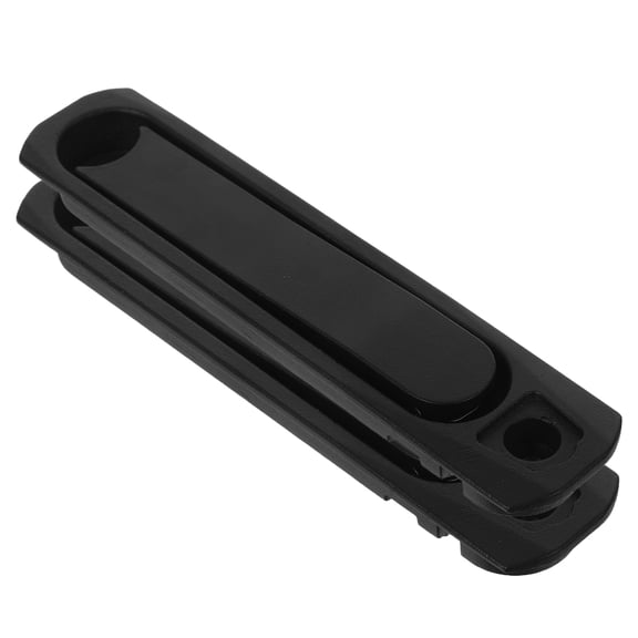 LOLIPPYY 2Pcs Black Zinc Alloy Sliding Window Handle Replacement Invisible Design for Smooth Operation