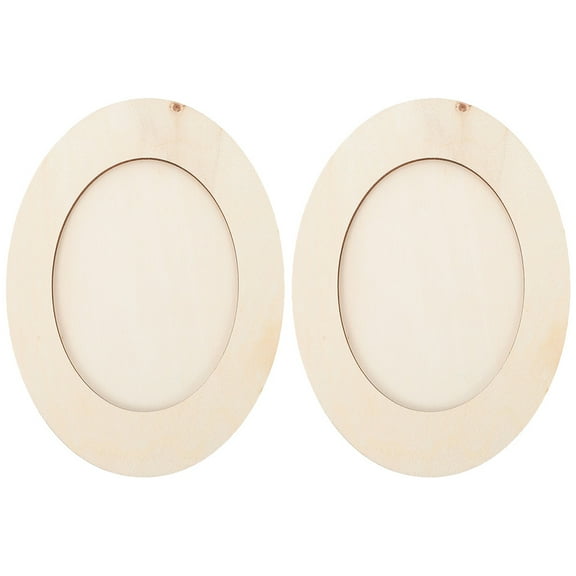 LOLIPPYY Set of 2 Blank Decorative Picture Frames, Handmade Painting Frames for Photos and Artwork