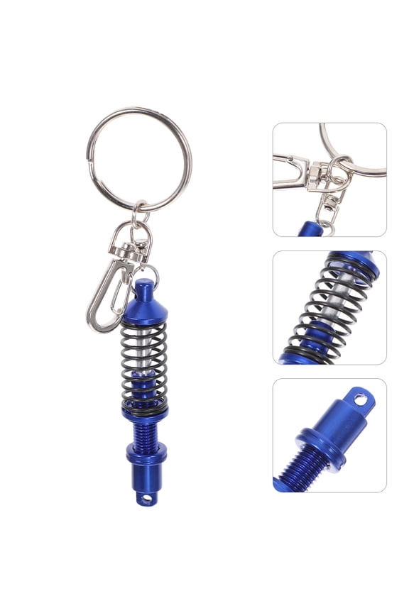2-Pack Key Holder Keychain Made of Premium Aluminum Alloy for Car Keys and Bag Accessories