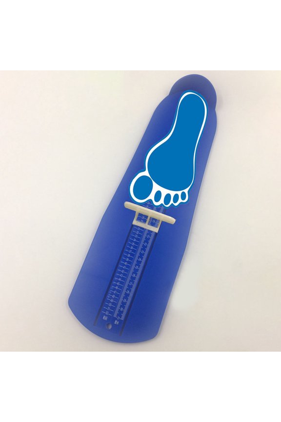 2Pcs Blue Foot Gauge Measuring Devices with Clear Durable Scale for Home Use