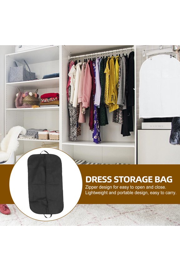2Pcs Blue Suit Bag for Travel with Zipper Dust Protection and Lightweight Portable Design