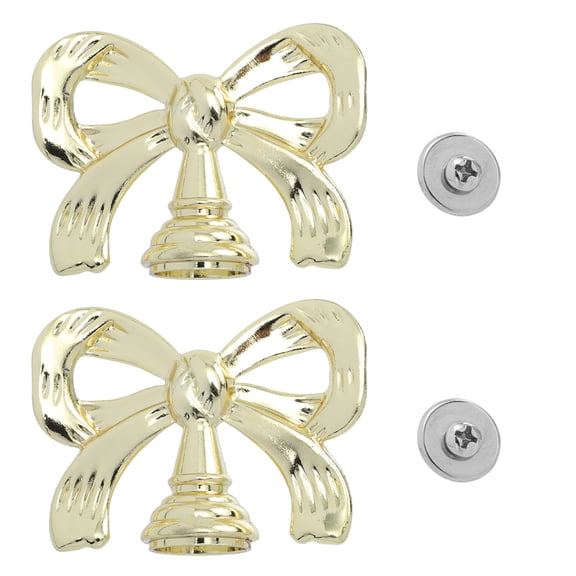 LOLIPPYY 2Pcs Bowknot Shaped Pot Lid Cover Knobs Household Kitchen Cookware Replacements