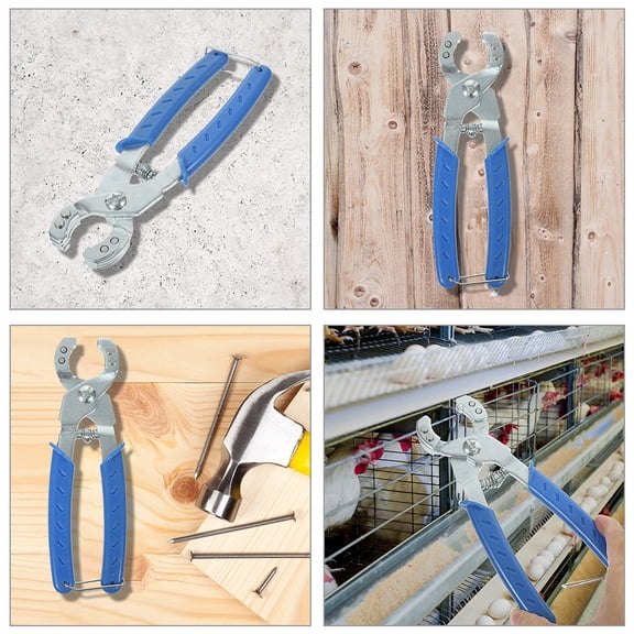 LOLIPPYY 2Pcs Cage Building Pliers for Wire Cage Fasten Practical and Wear Resistant Hand Tool