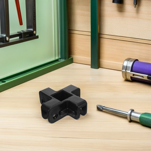 LOLIPPYY 2Pcs Canopy Replacement Hub Black Plastic Tent Frame Connector for Strong Outdoor Shelter Support