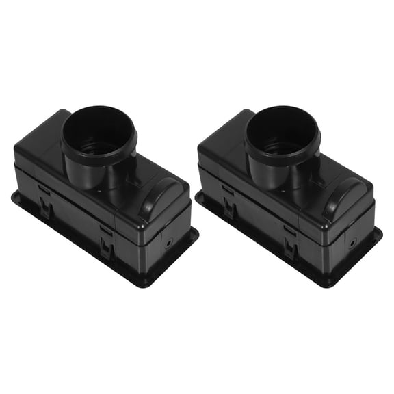 LOLIPPYY 2Pcs Car Air Vent Replacement Black Dashboard Air Vents with High Efficiency Ventilation