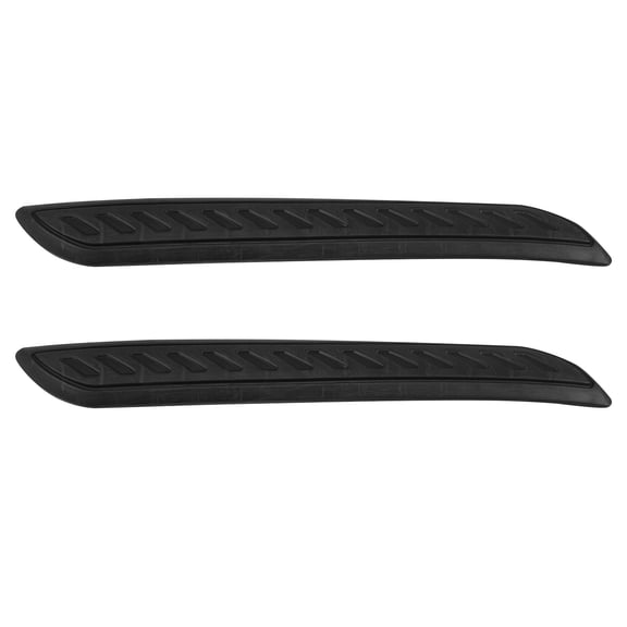 LOLIPPYY 2Pcs Car Bumper Protection Strip Rubber Material Black Universal Fit with Easy Install