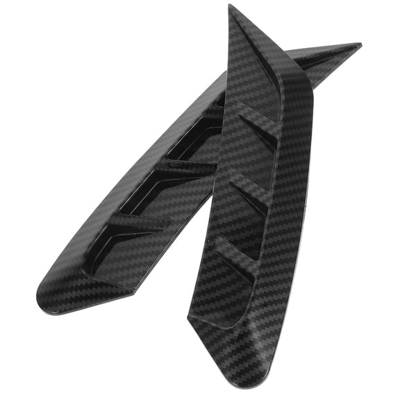 LOLIPPYY 2Pcs Car Eyebrow Decal Stickers Black ABS Headlight Eyelid Covers Durable Waterproof Design