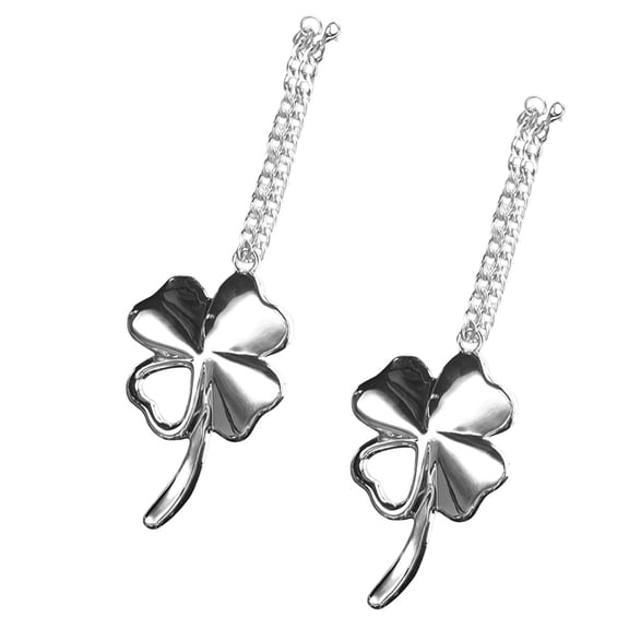 LOLIPPYY 2Pcs Car Hanging Pendant Silver Alloy Car Hanging Decor Accessory