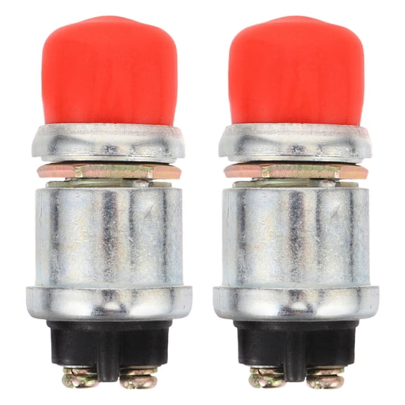 LOLIPPYY 2Pcs Car Horn Button Multi Color Zinc Alloy Push Start Switch for Trucks Boats and Cars